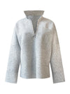 LOUNGE SUIT TOP GREY ICE