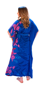 BUTTERFLY SEASCAPE BLUE Silk Dress